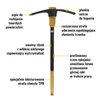 Kilof CAT J25-300 Kolor Czarno-żółty