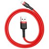 Kabel USB - Lightning BASEUS Cafule 0.5 m Czerwony Gwarancja 24 miesiące