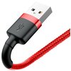 Kabel USB - Lightning BASEUS Cafule 0.5 m Czerwony Typ USB-A - Lightning