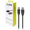 Kabel USB-A - USB-B XLINE UC302K-A/B 3 m Kształt kabla Okrągły