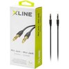 Kabel Jack 3.5 mm - Jack 3.5 mm XLINE 1.5 m AC150K-JJ Typ kabla Jack 3.5 mm - Jack 3.5 mm