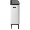 Kosz na śmieci BRABANTIA Bo Touch Hi 130601 60L Biały Materiał Stal szlachetna