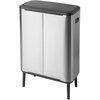 Kosz na śmieci BRABANTIA Bo Touch Hi 130649 60L Srebrny Materiał Stal szlachetna