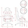 Fotel DIABLO CHAIRS X-Ray Normal Size Czarno-szary Regulacja podłokietników Góra - dół