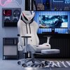 Fotel DIABLO CHAIRS X-Ray King Size Biało-czarny Rekomendowany wzrost [cm] 175 - 205