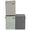 Kosz na pranie BRABANTIA 120442 LaundryToGo 35 l Grafitowy Ażurowa konstrukcja Nie