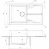 Zlewozmywak DEANTE Andante Flush ZQN A11F Alabaster Typ Wpuszczany