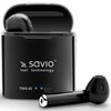 Słuchawki douszne SAVIO TWS-02 Czarny Transmisja bezprzewodowa Bluetooth