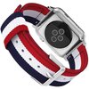 Pasek TECH-PROTECT Welling do Apple Watch 4/5/6/7/8/9/SE/Ultra (42/44/45/49mm) Granatowo-biało-czerwony Kolor Granatowo-biało-czerwony