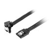 Kabel SATA - SATA LANBERG 0.3 m Złącza SATA (7-pin) żeński (kątowy) - SATA (7-pin) żeński