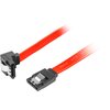 Kabel SATA - SATA LANBERG CA-SASA-13CC-0050-R 0.5 m Złącza SATA (7-pin) żeński (kątowy) - SATA (7-pin) żeński