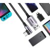 Kabel kątowy USB - USB-C UGREEN US284 QC 1 m Czarny Obsługiwane zasilanie [W] do 15