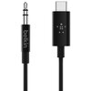 Kabel USB-C - Jack 3.5 mm BELKIN F7U079BT03-BLK 0.9m