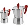 Zestaw kawiarek PEDRINI Brillant 1TZ + 3TZ Srebrny 150 ml Kolor Srebrny