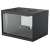 Szafa RACK INTELLINET 19" 6U 714143 540 x 400 mm, Wisząca Czarny