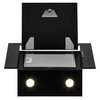 Okap AMICA OKM6241S Czarny 305m3/h 61dB klasa C Oświetlenie LED