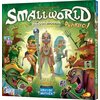 Okładka dodatku do gry planszowej "Small World" z napisem "Wielkie Damy + Royal Bonus + Przeklęci" przedstawia fantastyczne postacie w kolorowej scenerii. Na dole widnieje napis "Zestaw dodatków 2" oraz logo "Days of Wonder".