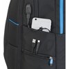 Plecak na laptopa RIVACASE Borneo 7860 17.3 cali Czarny Rodzaj zamknięcia Zamek błyskawiczny