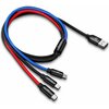 Kabel USB - Lightning/Micro USB/USB-C BASEUS 1.2 m Typ USB - Micro USB