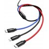 Kabel USB - Lightning/Micro USB/USB-C BASEUS 1.2 m Typ USB - USB-C