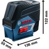 Laser liniowy BOSCH GCL 2-50 C Zawartość zestawu L-BOXX