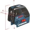 Laser punktowo-krzyżowy BOSCH Professional GCL 25 + BS150 0601066B01 Rodzaj Laser punktowo-krzyżowy