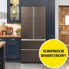 Lodówka HAIER HB18FGSAAA Side by Side No frost 190cm Tytanowy System ABT Liczba agregatów 1