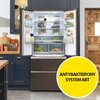 Lodówka HAIER HB18FGSAAA Side by Side No frost 190cm Tytanowy System ABT Kompresor inwerterowy Tak