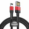 Kabel USB - Lightning BASEUS Cafule 1 m Czarno-czerwony
