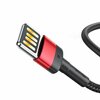 Kabel USB - Lightning BASEUS Cafule 1 m Czarno-czerwony Rodzaj Kabel