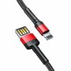 Kabel USB - Lightning BASEUS Cafule 1 m Czarno-czerwony Długość [m] 1
