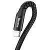 Kabel USB - Lightning BASEUS Spring 1 m Czarny Typ USB-A - Lightning
