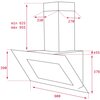 Okap TEKA DLV 985 LB Inox/brązowe szkło 782m3/h 68dB klasa A Szerokość [cm] 90