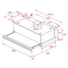 Okap TEKA CNL 6415 Plus Srebrny 385m3/h 64dB klasa A Szerokość [cm] 60