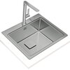 Zlewozmywak TEKA Zenit RS15 1B 115000021 Stalowy Szerokość [cm] 60