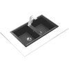 Zlewozmywak TEKA Stone 90 B-TG 2B 115260013 Ciemnoszary Typ Wbudowywany