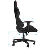 Fotel MARVO CH-106 Czerwono-czarny Rekomendowany wzrost [cm] 150 - 200