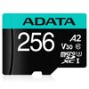 Karta pamięci ADATA microSDXC Premier Pro 256GB Adapter w zestawie Tak