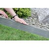 Obrzeże ogrodowe PROSPERPLAST Garden Border IBWI-405U Szary Materiał Tworzywo sztuczne