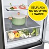 Lodówka LG GBP31DSLZN No frost 186cm Ciemnoszary Roczne zużycie prądu 253 kWh = 290.95 zł