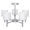 Lampa sufitowa ACTIVEJET AJE-Mira 5P Biało-srebrny
