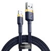 Kabel USB - Lightning BASEUS Cafule 1 m Granatowo-złoty