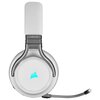 Słuchawki CORSAIR Virtuoso RGB Wireless, Nauszne, Dźwięk przestrzenny Biały Bezprzewodowe Tak