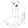Okap SMEG KSED65NEE Czarny 635m3/h 67dB klasa B Szerokość [cm] 60
