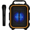 Power audio NOVOX Mobilite Czarno-pomarańczowy Radio Nie