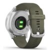 Zegarek sportowy GARMIN Vivomove Style Srebrno-zielony Komunikacja Bluetooth