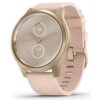 Zegarek sportowy GARMIN Vivomove Style Różowo-złoty Komunikacja ANT+