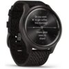 Zegarek sportowy GARMIN Vivomove Style Czarny Komunikacja Bluetooth