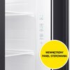 Lodówka SAMSUNG RS65R54112C Side by Side No Frost 178cm Czarna Podajnik wody Kostkarka Równomierne chłodzenie z All-Around Cooling Kompresor inwerterowy Tak