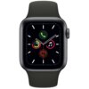 Apple Watch 5 GPS 44mm koperta z aluminium (gwiezdna szarość) + pasek sportowy (czarny) Komunikacja Bluetooth
